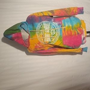 MV Sports Womens Tie Dyed  Ashbury Haight 1967 Hoodie, Size: XS,